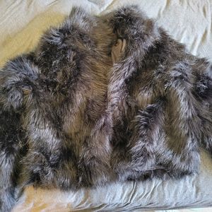 Faux fur jacket